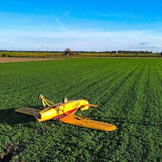 Pilot bei Notlandung in Wangerland-Crildumersie leicht verletzt