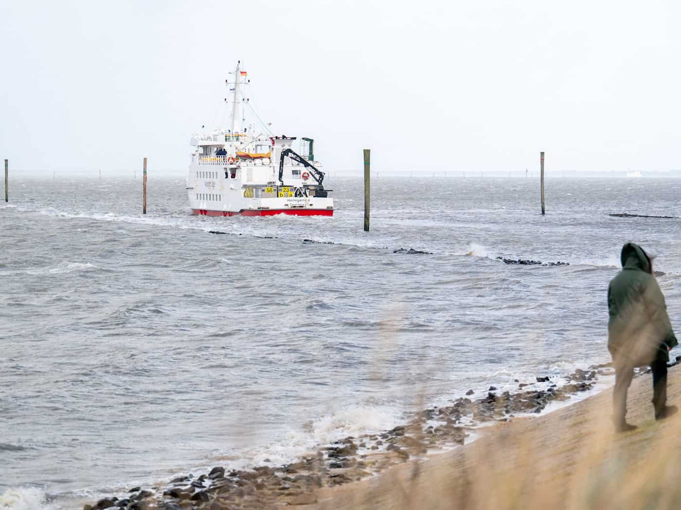 Stürmisches Wetter - Wo Sturmflut droht
