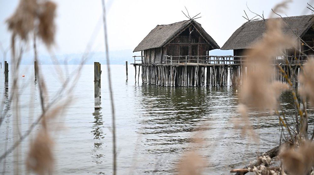 Nebel liegt über dem Bodensee und rund um das Pfahlbaumuseum Unteruhldingen. / Foto: Felix Kästle/dpa