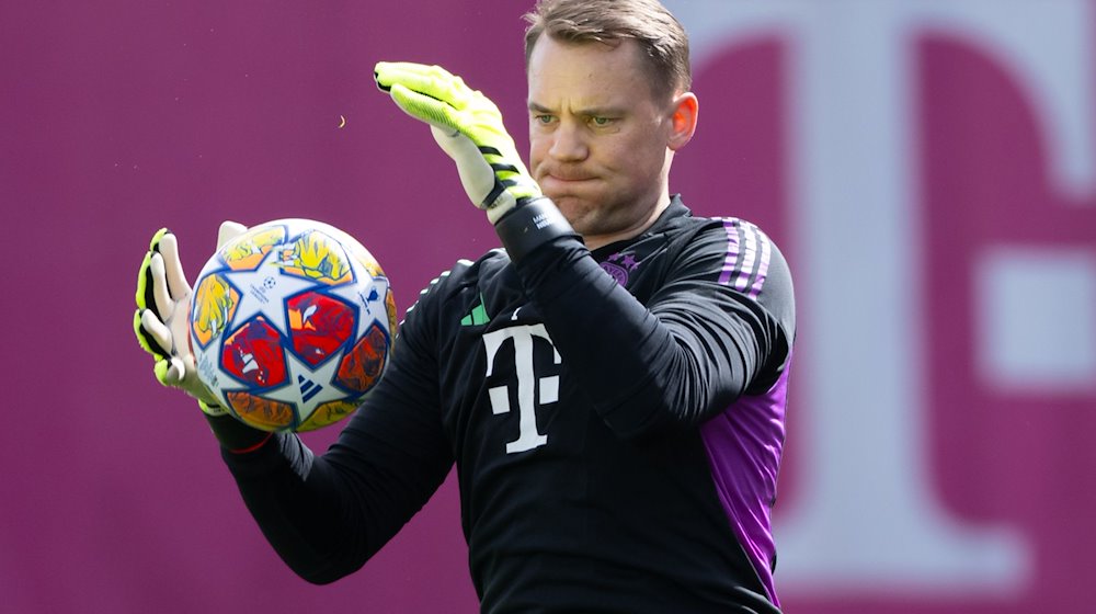Torwart Manuel Neuer von München in Aktion. / Foto: Sven Hoppe/dpa