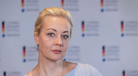Julia Nawalnaja, Witwe von Alexej Nawalny. / Foto: Peter Kneffel/dpa