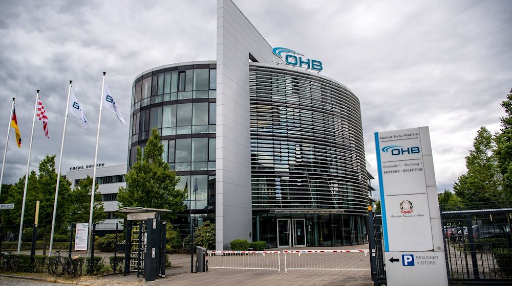 Der Hauptsitz des Raumfahrtunternehmens OHB in Bremen. / Foto: Sina Schuldt/dpa