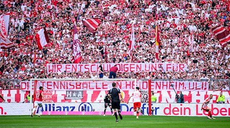 Die Fans des FC Bayern München. / Foto: Tom Weller/dpa