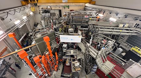 Die Forschungsanlage ASDEX Upgrade im Max-Planck-Institut für Plasmaphysik in Garching bei München. / Foto: Peter Kneffel/dpa