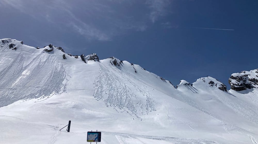 Blick auf die Hänge der Zugspitze. / Foto: Sabine Dobel/dpa