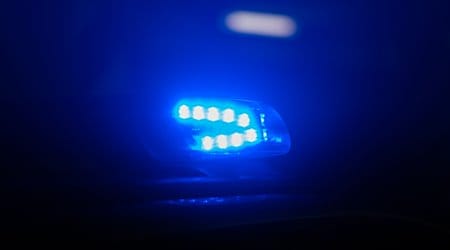 Blaulicht leuchtet auf dem Dach eines Polizeiautos. / Foto: Robert Michael/dpa/Symbolbild