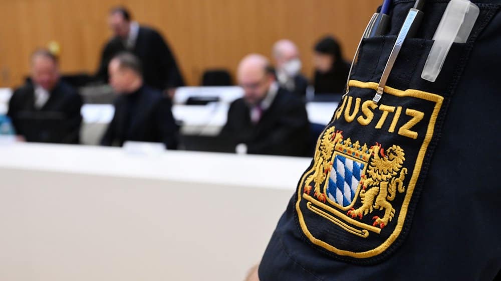 Der unterirdische Gerichtssaal im Münchner Wirecard-Prozess. / Foto: Angelika Warmuth/dpa/Archivbild