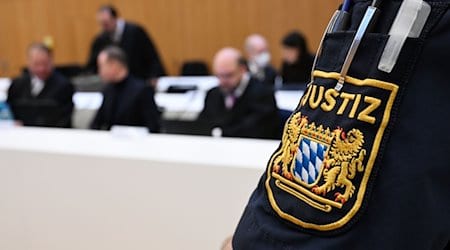 Der unterirdische Gerichtssaal im Münchner Wirecard-Prozess. / Foto: Angelika Warmuth/dpa/Archivbild