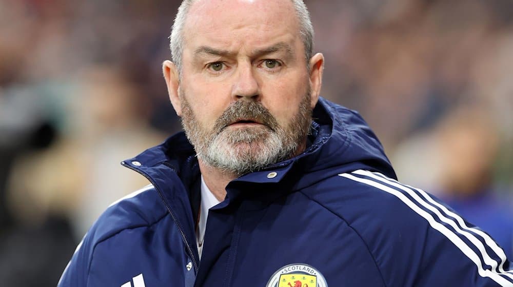 Steve Clarke, Trainer von Schottland, vor dem Spiel. / Foto: Steve Welsh/PA Wire/dpa/Archivbild