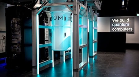 Quantencomputer der Firma IQM. Der Quantencomputerhersteller hat in München sein erstes Quanten-Rechenzentrum eröffnet. / Foto: IQM Quantum Computers/dpa
