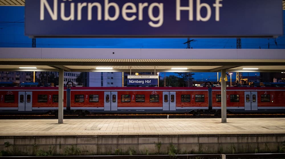 Ein Zug steht am Gleis im Hauptbahnhof. / Foto: Daniel Karmann/dpa/Archivbild