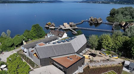 Der Neubau des Pfahlbaumuseums in Unteruhldingen am Bodensee ist fertiggestellt. / Foto: Felix Kästle/dpa