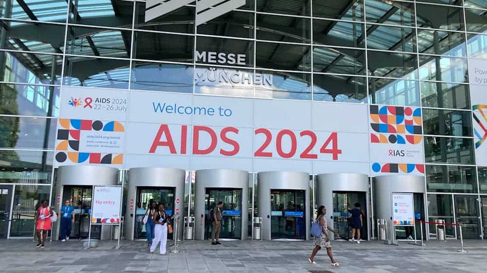 Am Montag beginnt die Welt-Aids-Konferenz in München, zu der mehr als 10.000 Teilnehmer erwartet werden. / Foto: Sabine Dobel/dpa