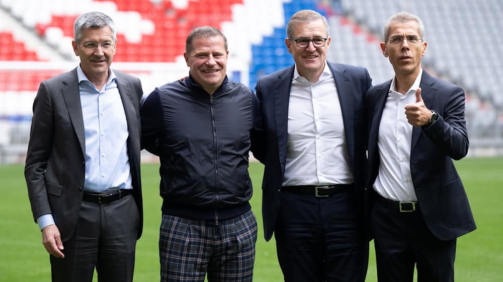 Der Vorstand des FC Bayern mit Michael Diederich. / Foto: Sven Hoppe/dpa