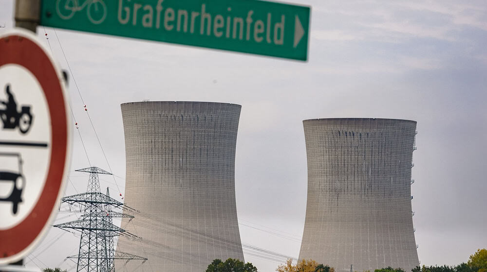 Beim stillgelegten Atomkraftwerk Grafenrheinfeld im Landkreis Schweinfurt löste ein technischer Defekt einen Brand aus. (Archivbild) / Foto: picture alliance / Nicolas Armer/dpa