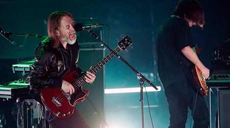 Thom Yorke und Jonny Greenwood (r)von The Smile bei einem früheren Konzert (ARchivbild). / Foto: Chris Pizzello/Invision/dpa