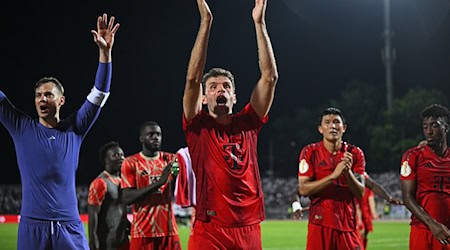 Thomas Müller ist der Mann des Abends. / Foto: Tom Weller/dpa