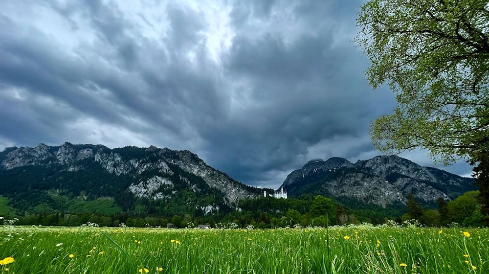 Die Bergsteigerin verunglückte laut Polizei beim Aufstieg zum Tegelberg nahe Schloss Neuschwanstein. (Archivbild) / Foto: Alex Forstreuter/dpa