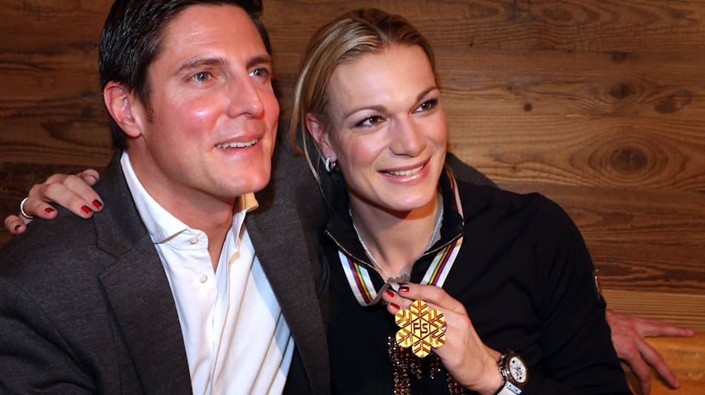 Wollen weiter Freunde bleiben: Maria Höfl-Riesch und Marcus Höfl. (Archivbild) / Foto: picture alliance / dpa