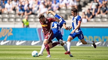 Regensburg schaffte am vergangenen Wochenende eine Pokal-Überraschung. / Foto: Sebastian Räppold/Matthias Koch/dpa