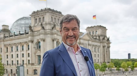 CSU-Chef Markus Söder will Schwarz-Grün verhindern. / Foto: Joerg Carstensen/dpa