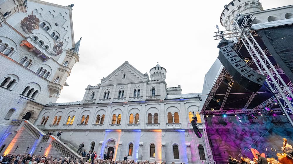 Nach sieben Jahren gibt es wieder Musik bei den Konzerten auf Schloss Neuschwanstein. / Foto: Stefan Puchner/dpa