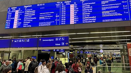 Das Hochwasser führte zu massiven Problemen im Bahnverkehr. / Foto: Ernst Weiss/APA/dpa