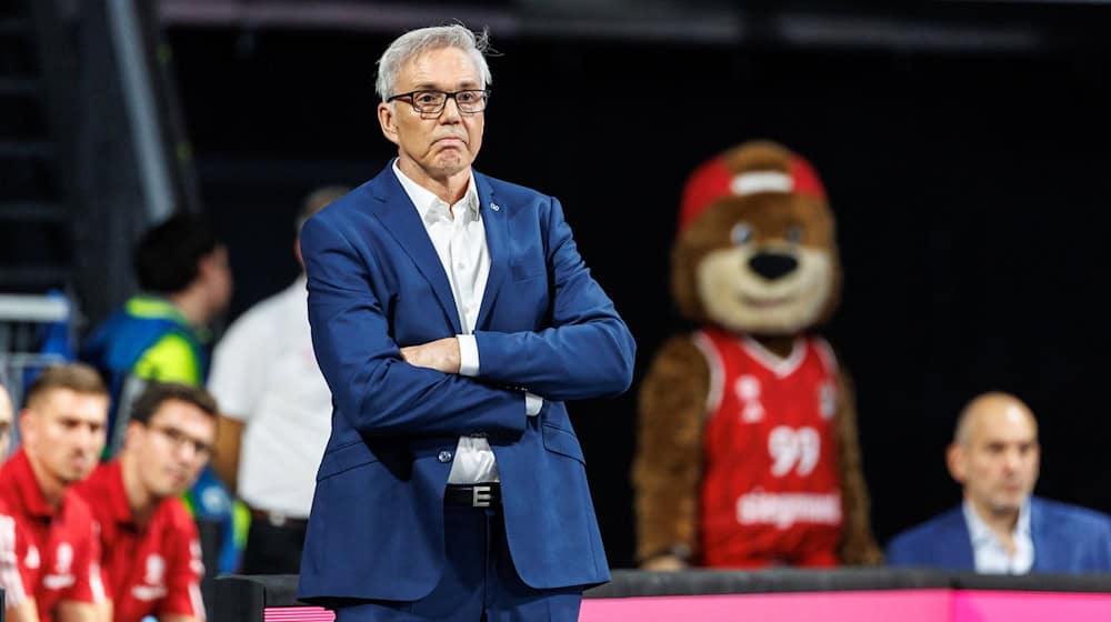 Trainer Gordon Herbert gewinnt mit Bayern auch das zweite BBL-Heimspiel. / Foto: Matthias Balk/dpa