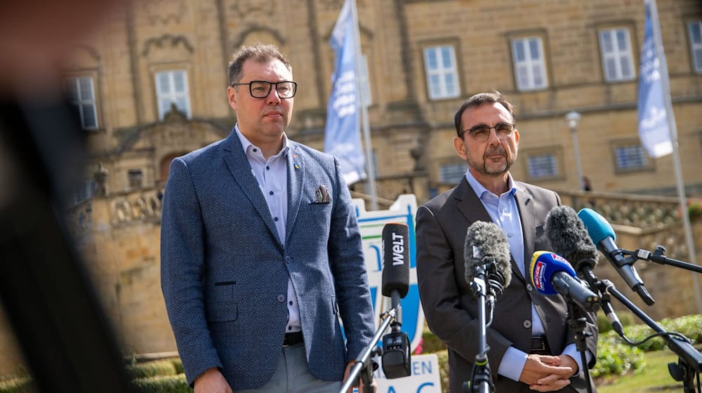 Die CSU-Fraktion im bayerischen hat der Ukraine weitere Solidarität zugesichert.  / Foto: Pia Bayer/dpa