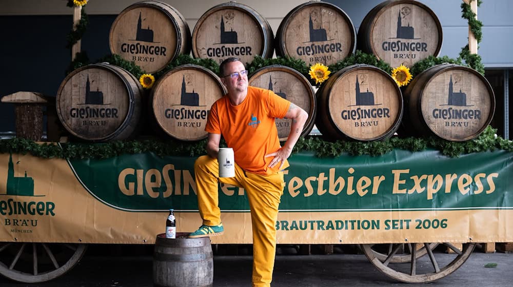 Einen Festwagen hätte er schon für die Wiesn: Brauereichef Marx. / Foto: Lukas Barth/dpa