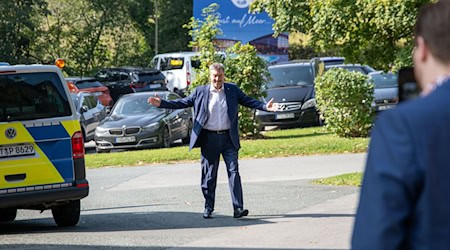 Markus Söder setzt sich für eine bayerische Bewerbung für die olympischen Spiele 2040 ein. (Archivbild) / Foto: Pia Bayer/dpa