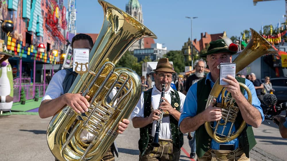 München ist für die Wiesn gerüstet. / Foto: Lennart Preiss/dpa