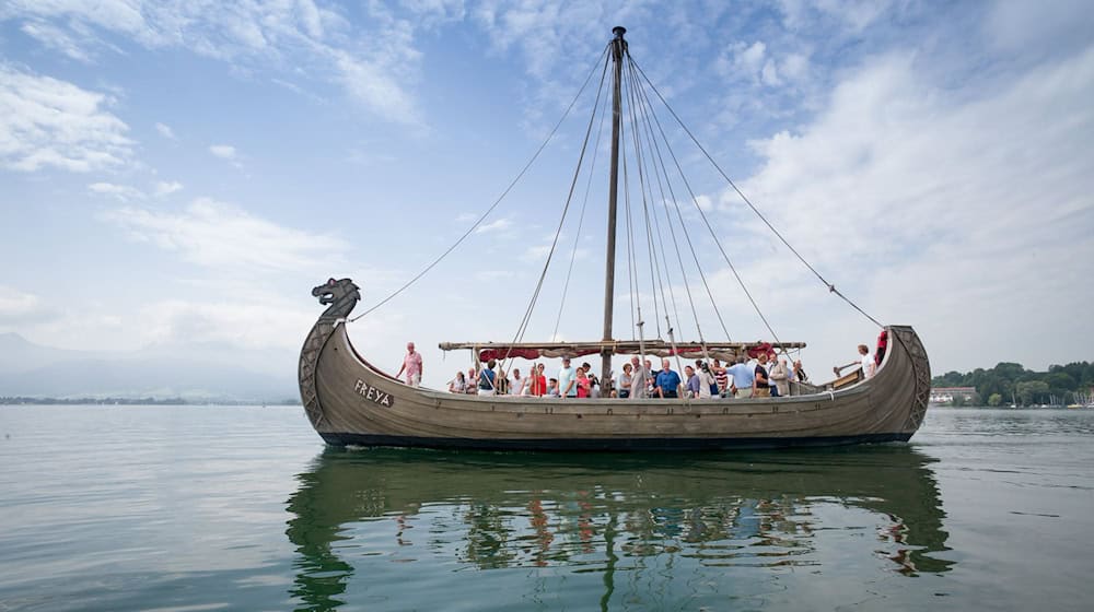 Das Wikingerschiff «Freya» ist gesunken. (Archivfoto) / Foto: picture alliance / Peter Kneffel/dpa