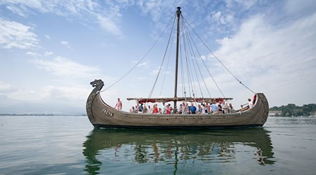 Das Wikingerschiff «Freya» ist gesunken. (Archivfoto) / Foto: picture alliance / Peter Kneffel/dpa