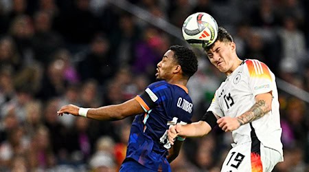  Angelo Stiller (r.) empfahl sich für weitere Einsätze im DFB-Trikot. / Foto: Tom Weller/dpa