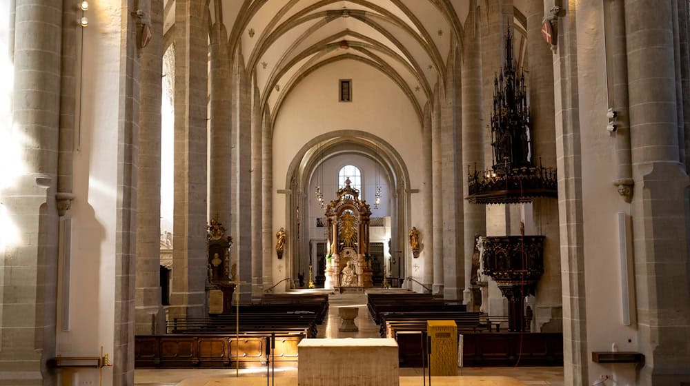 Seit 2019 war die Kirche für die umfangreiche Sanierung geschlossen gewesen. (Archivbild) / Foto: Lennart Preiss/dpa