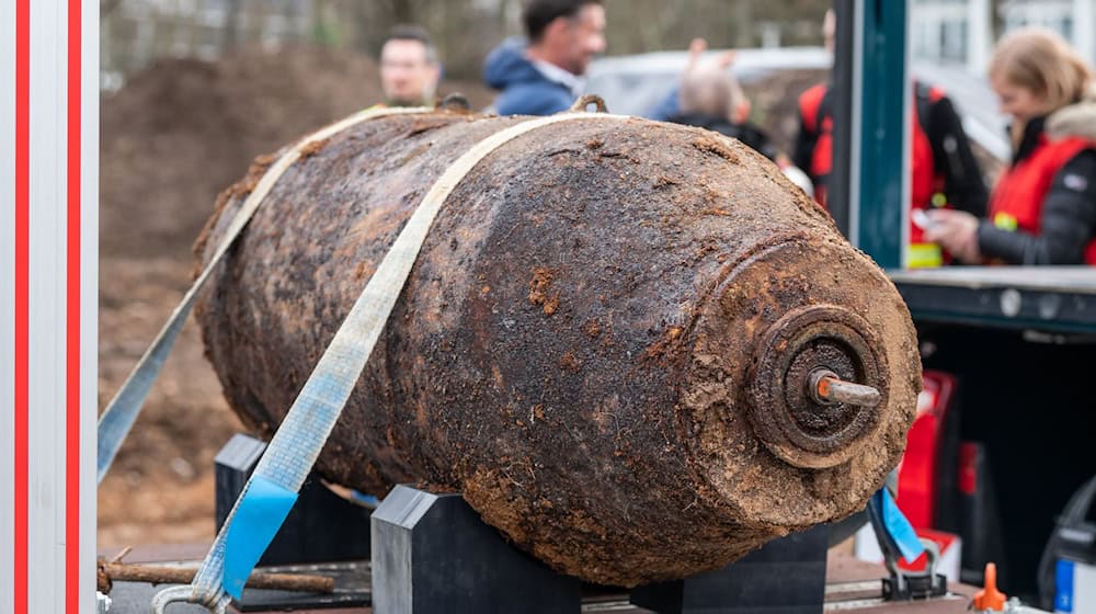 Zum wiederholten Mal wurde in Landshut eine Fliegerbombe entdeckt. (Symbolbild) / Foto: Silas Stein/dpa