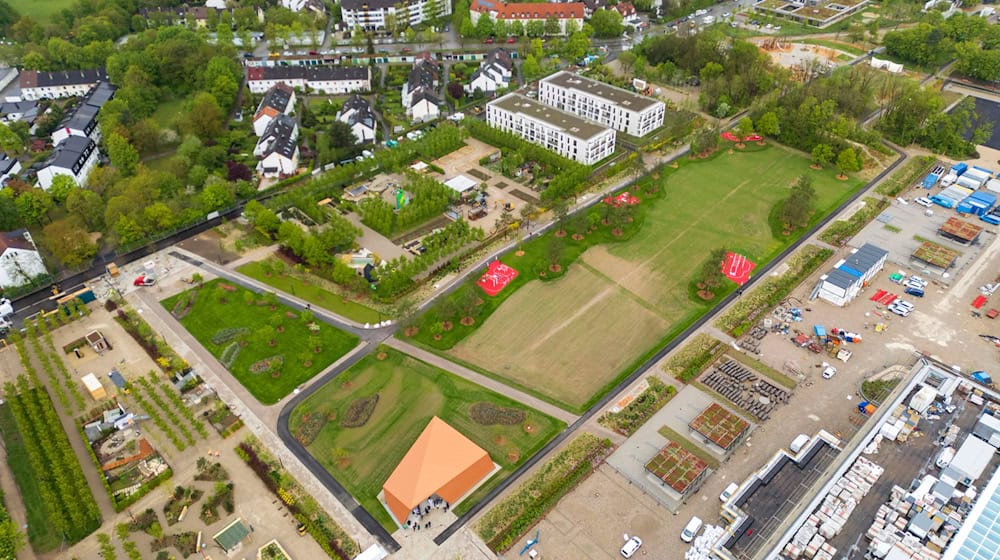 Das Gelände der Landesgartenschau. (Archivfoto) / Foto: Peter Kneffel/dpa