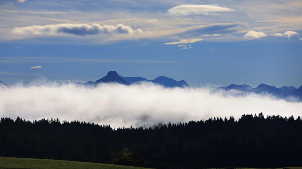 Nebel trübt in den kommenden Tagen in weiten Teilen Bayerns die Sicht. Doch gelegentlich spitzelt auch die Sonne durch. / Foto: Karl-Josef Hildenbrand/dpa