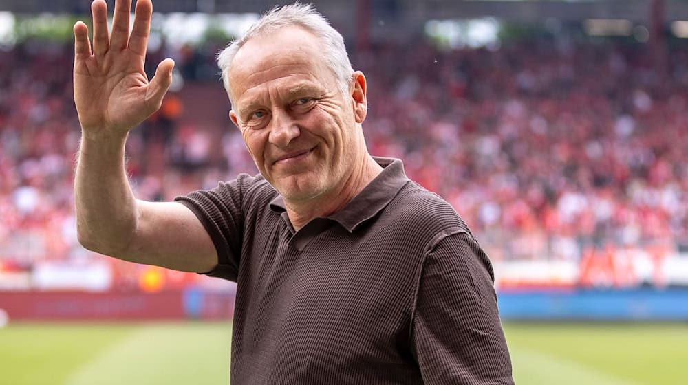 Ex-Freiburg-Trainer Christian Streich wird mit dem Walther-Bensemann-Preis ausgezeichnet. / Foto: Andreas Gora/dpa