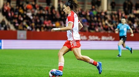 Jovana Damnjanovic schoss die Fußballerinnen des FC Bayern zur 1:0-Führung gegen Valerenga Oslo. (hier Archivbild) / Foto: Matthias Balk/dpa