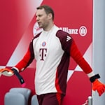 Manuel Neuer musste angeblich das Training abbrechen. / Foto: Sven Hoppe/dpa