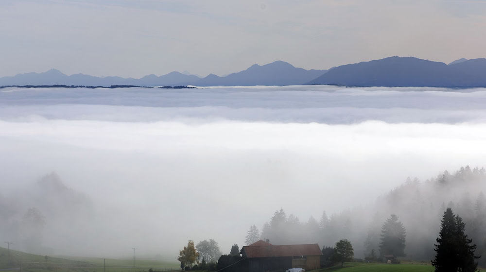 Panorama im Allgäu: Die Schwaben liegen bei der Lebenszufriedenheit über dem bayerischen Durchschnitt. (Archivbild) / Foto: Karl-Josef Hildenbrand/dpa