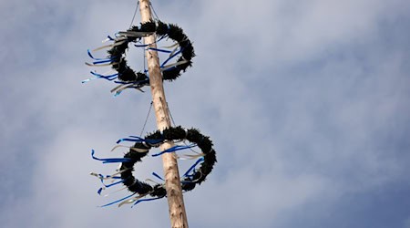 Jugendliche haben einen Mann bei einer Maibaumwache angezündet. (Symbolbild) / Foto: Karl-Josef Hildenbrand/dpa