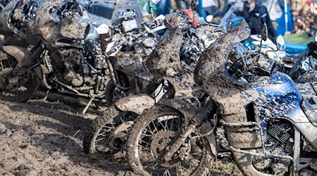 Das Elefantentreffen ist ein Spektakel für Biker und Schaulustige. / Foto: Armin Weigel/dpa