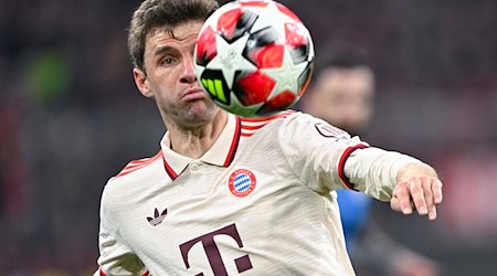 Thomas Müller erzielte früh das 1:0. / Foto: Sven Hoppe/dpa