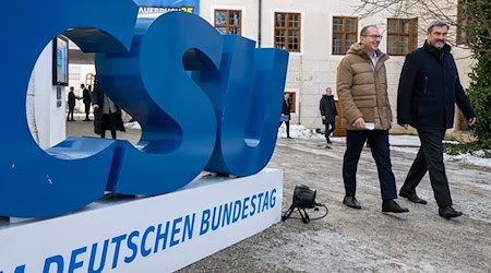 Die CSU-Landesgruppe erwartet den luxemburgischen Premier Frieden bei ihrer Klausur in Seeon. / Foto: Peter Kneffel/dpa