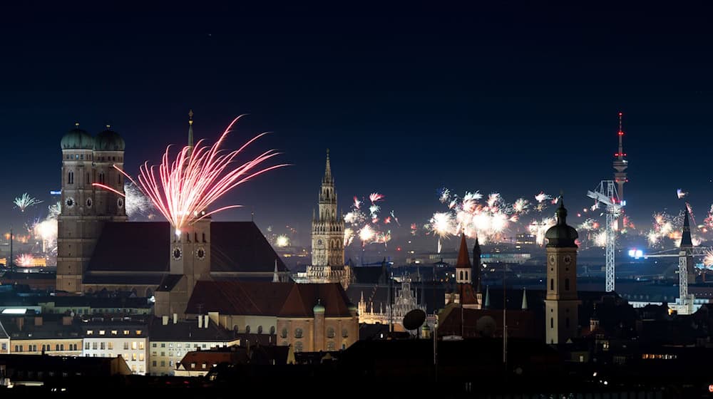 Das Münchner Feuerwerk.  / Foto: Sven Hoppe/dpa