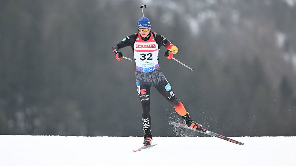 Justus Strelow wird im Einzel in Ruhpolding bester Deutscher. / Foto: Sven Hoppe/dpa