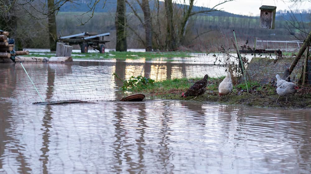 Das Hochwasser geht in Bayern zurück.  / Foto: Pia Bayer/dpa